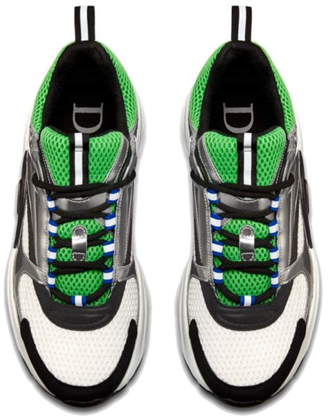 dior b22 green silver|dior b22 green shoes.